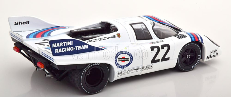 Kk-scale Porsche 917k 4.9l Team Martini Racing N 22 Winner 24h Le Mans 1971 Helmut Marko - Gijs Van Lennep 1:18 Bílá Modrá