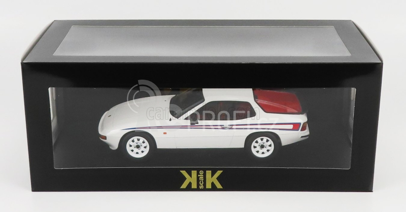 Kk-scale Porsche 924 Martini Livery 1985 1:18 Bílá Červená Modrá