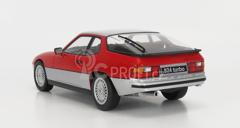 Kk-scale Porsche 924 Turbo Coupe 1986 1:18 Silver Red