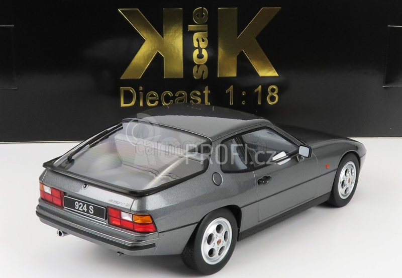 Kk-scale Porsche 924s Coupe 1986 1:18 Grey Met