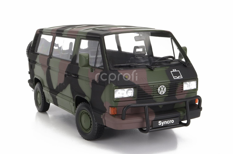 Kk-scale Volkswagen T3 Minibus German Army 1987 1:18 Vojenská Kamufláž