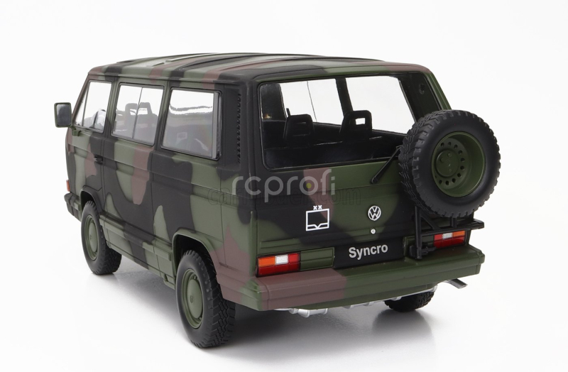 Kk-scale Volkswagen T3 Minibus German Army 1987 1:18 Vojenská Kamufláž