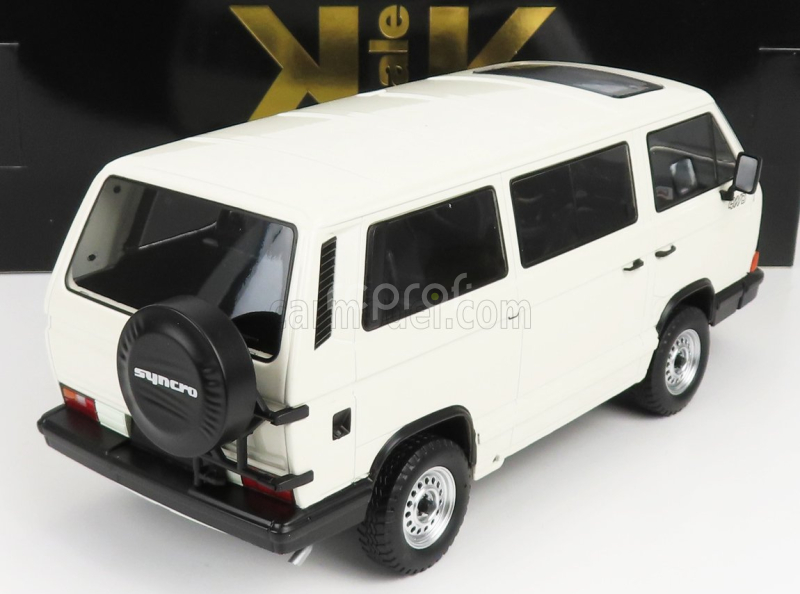 Kk-scale Volkswagen T3 Minibus Syncro 1987 1:18 Bílá