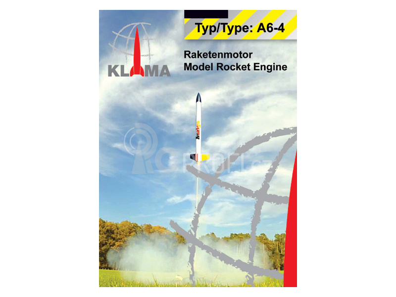 Klima raketový motor A6-4 EL (30ks)