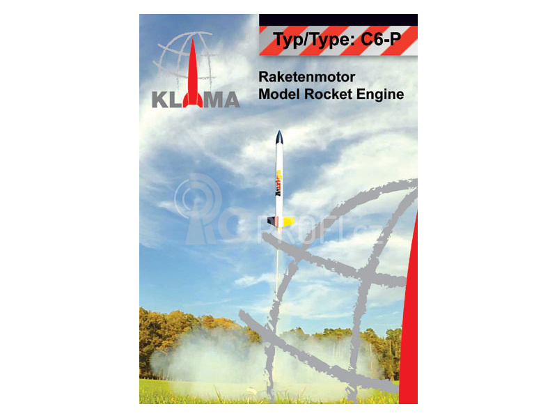 Klima raketový motor C6-P EL (6ks)