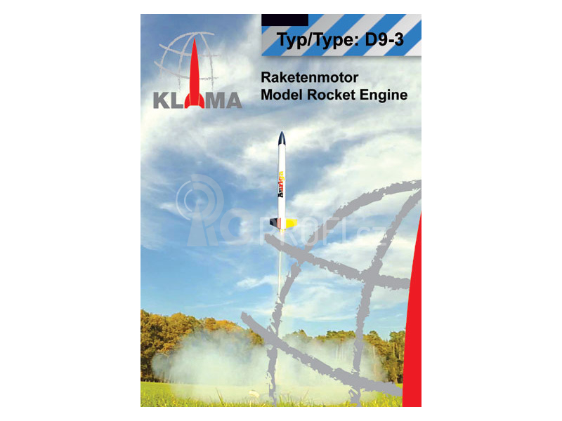 Klima raketový motor D9-3 EL (6ks)