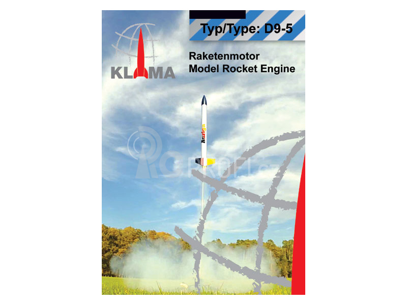Klima raketový motor D9-5 EL (6ks)