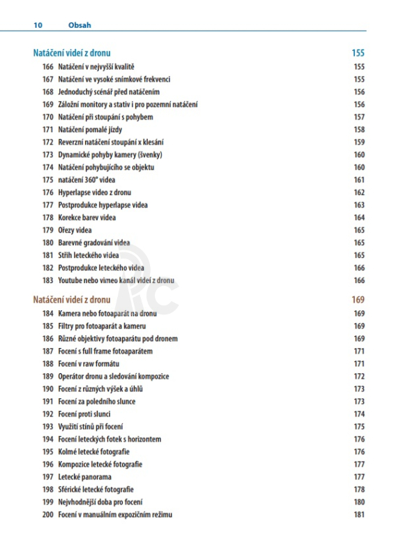 Kniha 222 tipů a triků pro drony