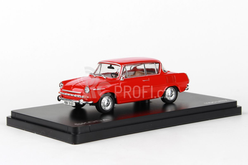 Abrex Škoda 1100MBX (1969) 1:43 - Červená Oranžová