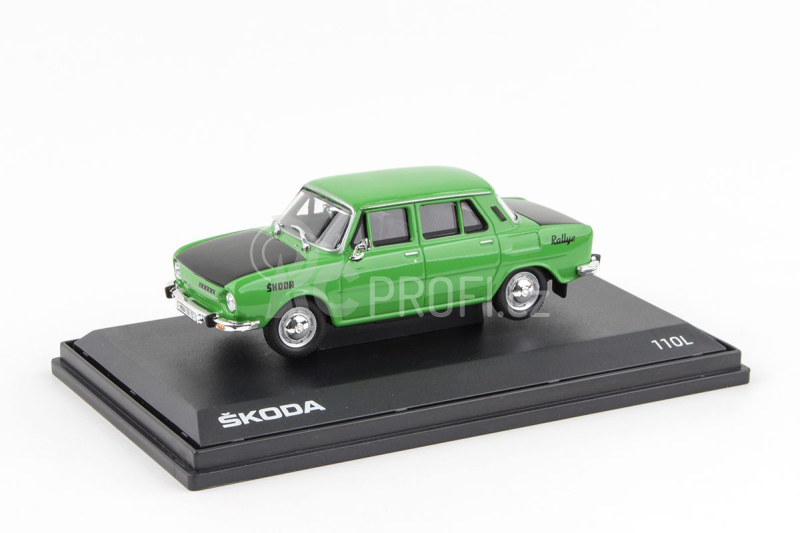 Abrex Škoda 110L Rallye (1973) 1:43 - Rallye Design Zelená
