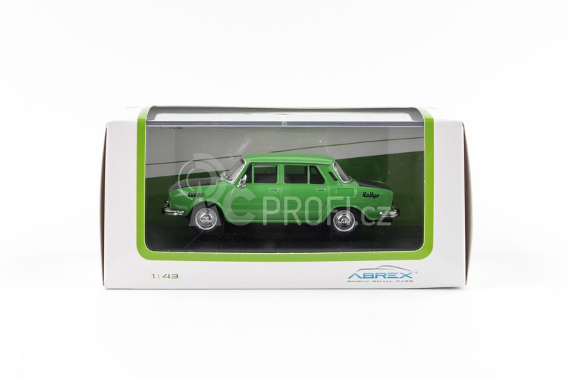 Abrex Škoda 110L Rallye (1973) 1:43 - Rallye Design Zelená