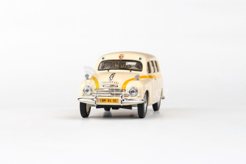 Abrex Škoda 1201 (1956) 1:43 - Sanitka - Záchranka Brno