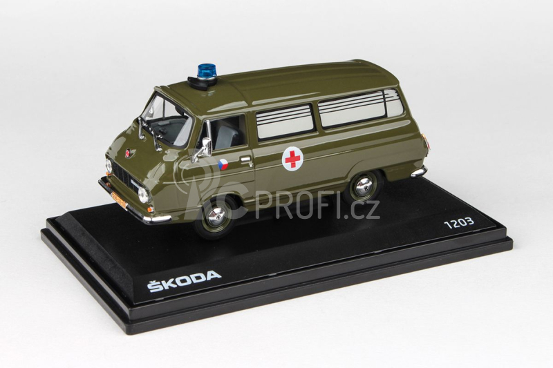 Abrex Škoda 1203 (1974) 1:43 - Vojenská Sanitka