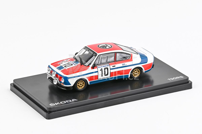 Abrex Škoda 130RS (1977) 1:43 - Rallye Škoda 1976 #10 Zapadlo - Hortek