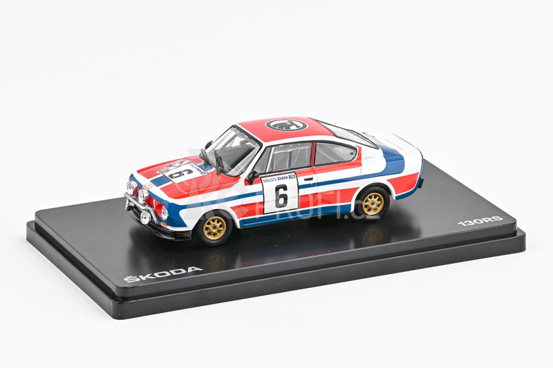 Abrex Škoda 130RS (1977) 1:43 - Rallye Škoda 1976 #6 Blahna - Hlávka