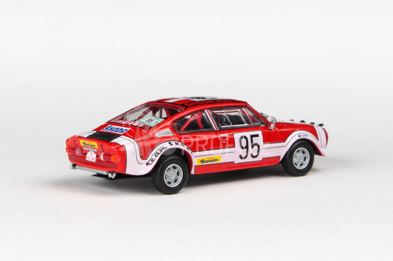 Abrex Škoda 200RS (1974) 1:43 - Rallye Jeseníky 1975 #95 Šedivý - Janeček