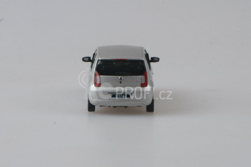 Abrex Škoda Citigo 3dveřové (2011) 1:43 - Stříbrná Leaf Metalíza