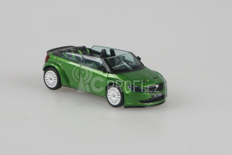 Abrex Škoda Fabia II FL RS2000 Concept (2011) 1:43 - Zelená Rallye Metalíza
