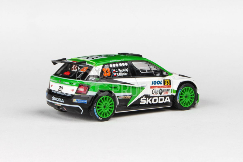 Abrex Škoda Fabia III R5 (2015) 1:43 - Che Guevara Energy Drink Tour de Corse 2017 #33 Kopecký - Dresler