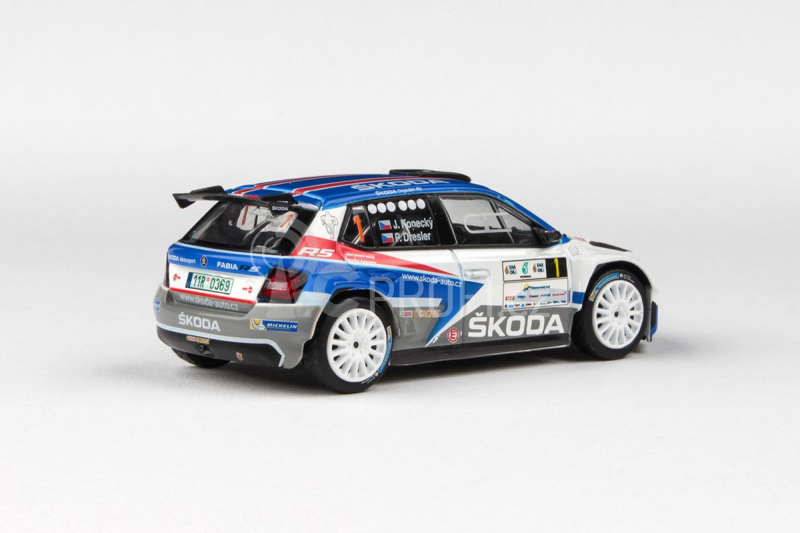 Abrex Škoda Fabia III R5 (2015) 1:43 - Agrotec Petronas Rally Hustopeče 2018 #1 Kopecký - Dresler