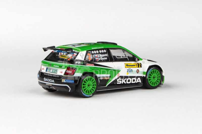 Abrex Škoda Fabia III R5 (2015) 1:43 - Barum Czech Rally Zlín 2017 #2 Kopecký - Dresler