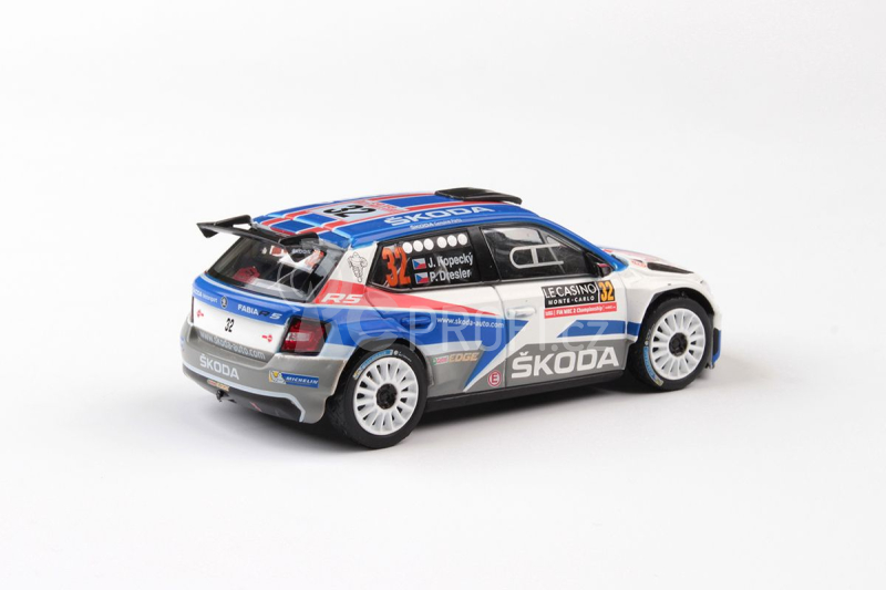 Abrex Škoda Fabia III R5 (2015) 1:43 - Rallye Monte-Carlo 2018 #32 Kopecký - Dresler