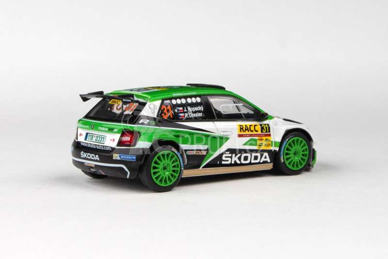 Abrex Škoda Fabia III R5 (2015) 1:43 - RallyRACC Catalunya - Costa Daurada 2017 #31 Kopecký - Dresler