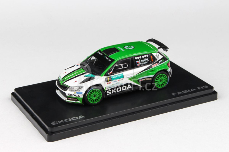 Abrex Škoda Fabia III R5 (2015) 1:43 - Agrotec Petronas Syntium Rally Hustopeče 2017 #1 Kopecký - Dresler