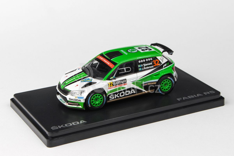 Abrex Škoda Fabia III R5 (2015) 1:43 - Rally Sweden 2017 #32 Tidemand - Andersson