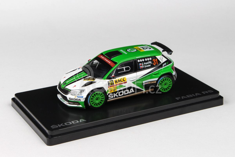 Abrex Škoda Fabia III R5 (2015) 1:43 - RallyRACC Catalunya - Costa Daurada 2017 #31 Kopecký - Dresler