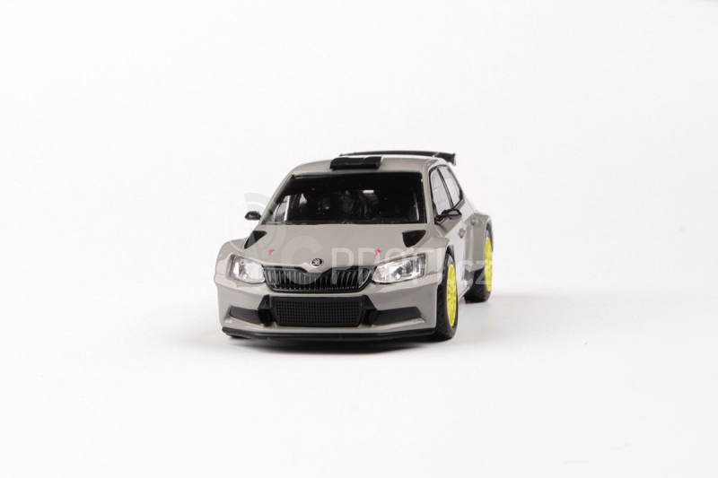 Abrex Škoda Fabia III R5 (2015) 1:43 - Šedá Steel Uni