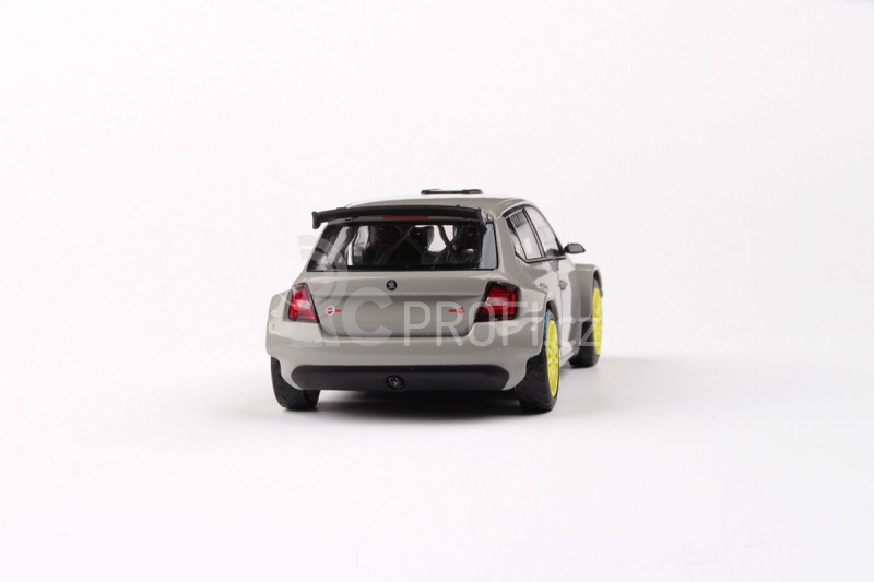 Abrex Škoda Fabia III R5 (2015) 1:43 - Šedá Steel Uni