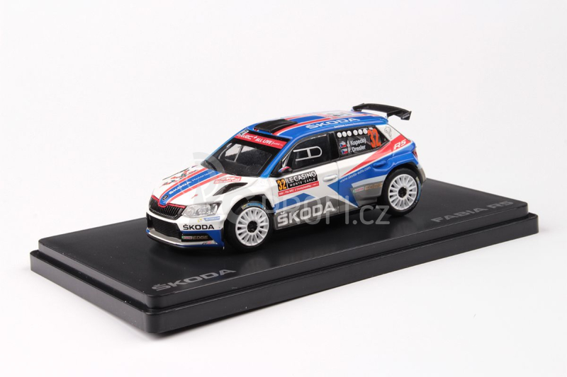 Abrex Škoda Fabia III R5 (2015) 1:43 - Rallye Monte-Carlo 2018 #32 Kopecký - Dresler