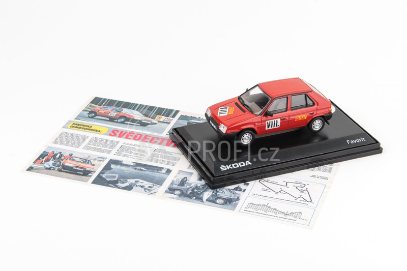 Abrex Škoda Favorit 136L (1988) 1:43 - SM Brněnská Osmihodinovka