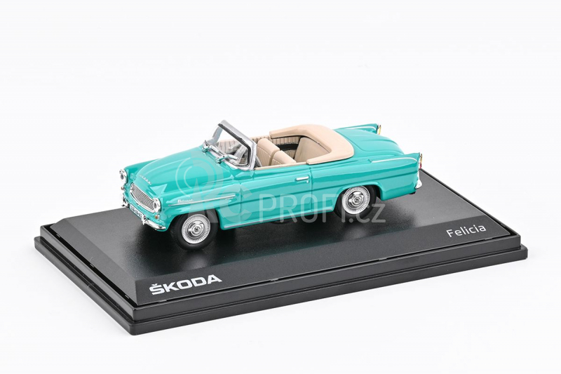 Abrex Škoda Felicia Roadster (1963) 1:43 - Tyrkysová