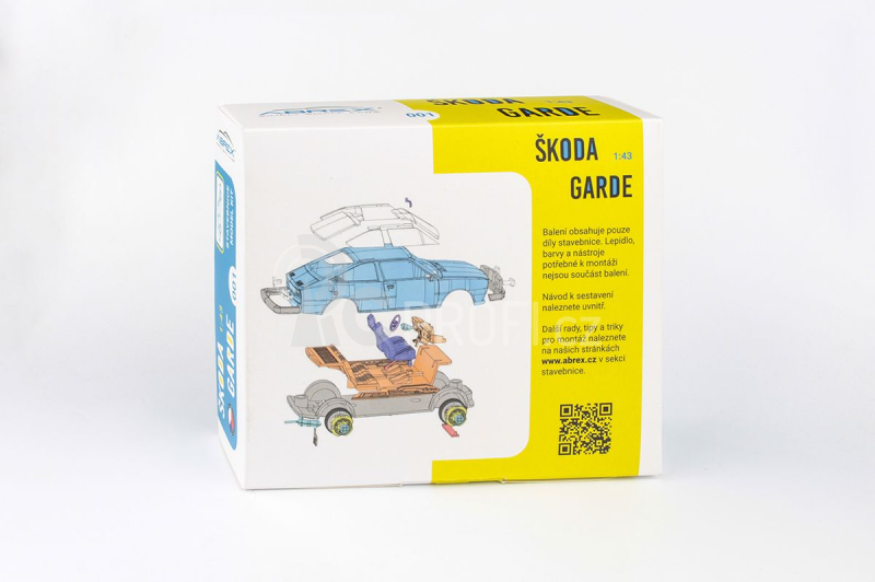 Abrex Škoda Garde (1982) 1:43 - Bronzová Metalíza - Stavebnice
