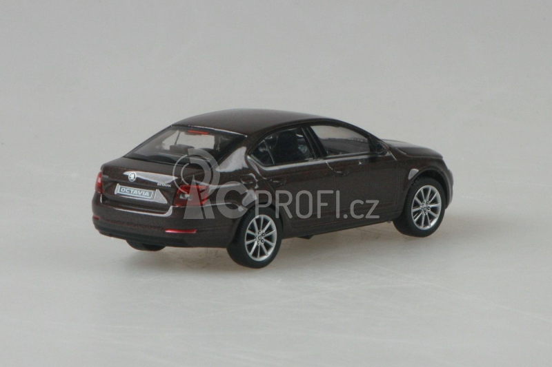 Abrex Škoda Octavia III (2012) 1:43 - Hnědá Topaz Metalíza
