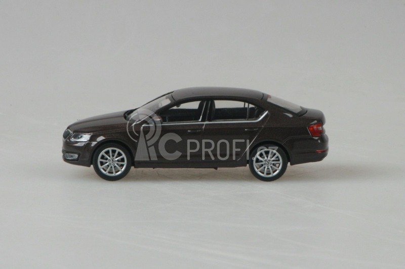 Abrex Škoda Octavia III (2012) 1:43 - Hnědá Topaz Metalíza