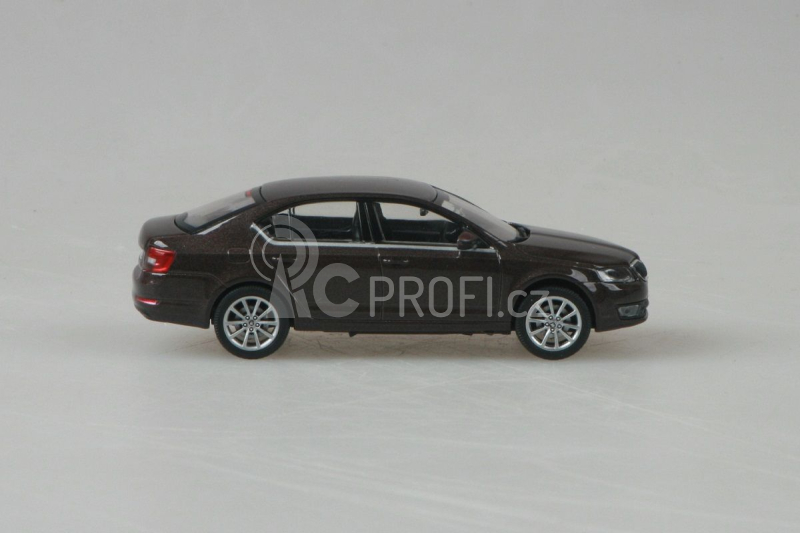 Abrex Škoda Octavia III (2012) 1:43 - Hnědá Topaz Metalíza