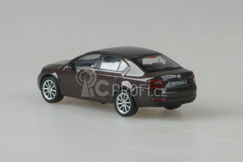 Abrex Škoda Octavia III (2012) 1:43 - Hnědá Topaz Metalíza