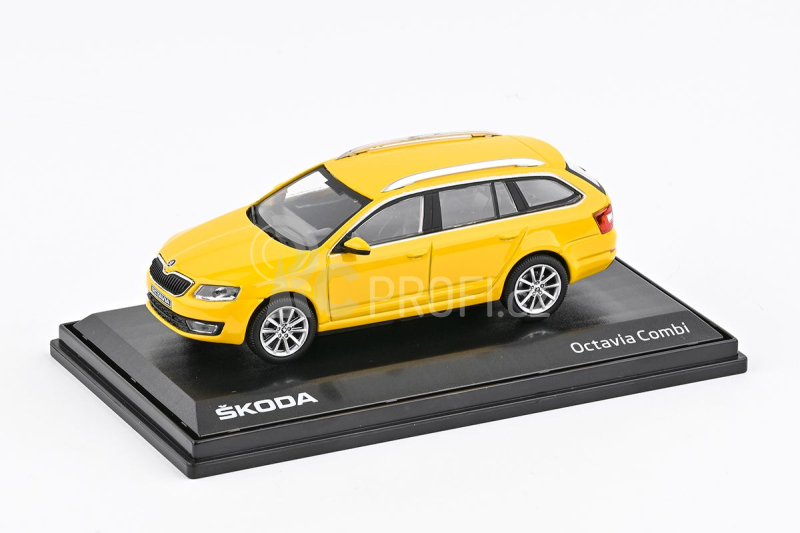 Abrex Škoda Octavia III Combi (2013) 1:43 - Žlutá Taxi