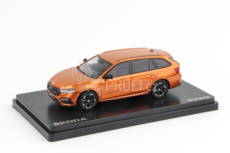 Abrex Škoda Octavia IV Combi RS (2020) 1:43 - Oranžová Phoenix Metalíza
