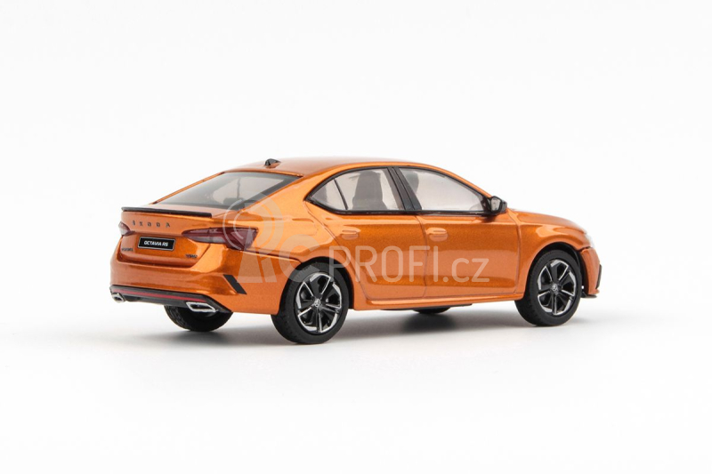 Abrex Škoda Octavia IV RS (2020) 1:43 - Oranžová Phoenix Metalíza