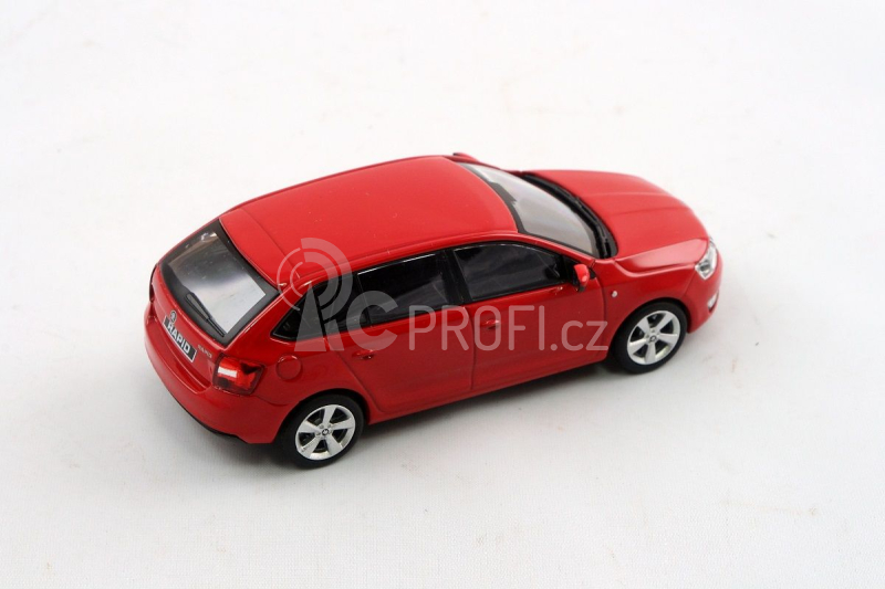 Abrex Škoda Rapid Spaceback (2013) 1:43 - Červená Corrida Uni