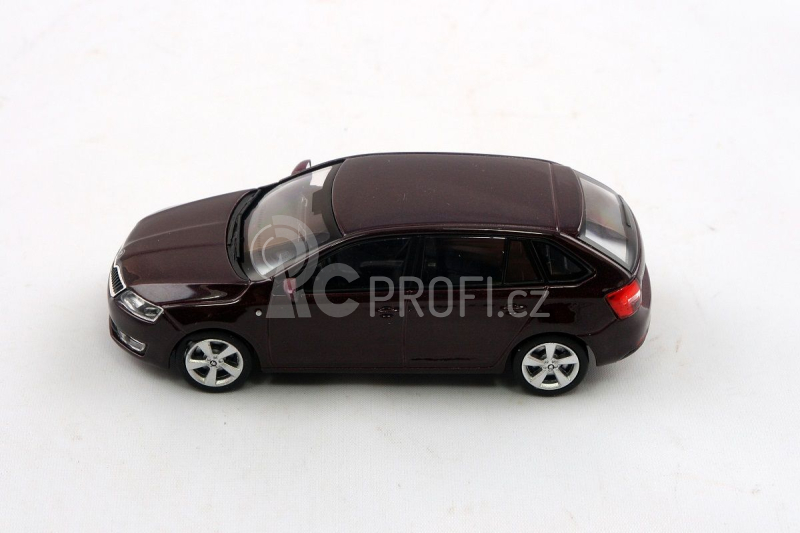 Abrex Škoda Rapid Spaceback (2013) 1:43 - Rosso Brunello Metalíza