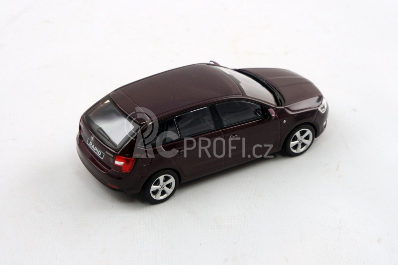 Abrex Škoda Rapid Spaceback (2013) 1:43 - Rosso Brunello Metalíza