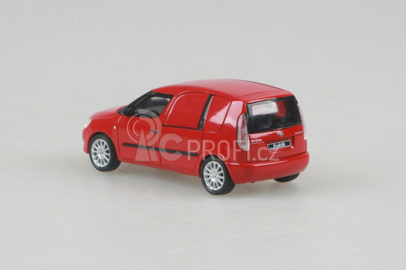 Abrex Škoda Roomster FL Praktik (2010) 1:43 - Červená Corrida Uni