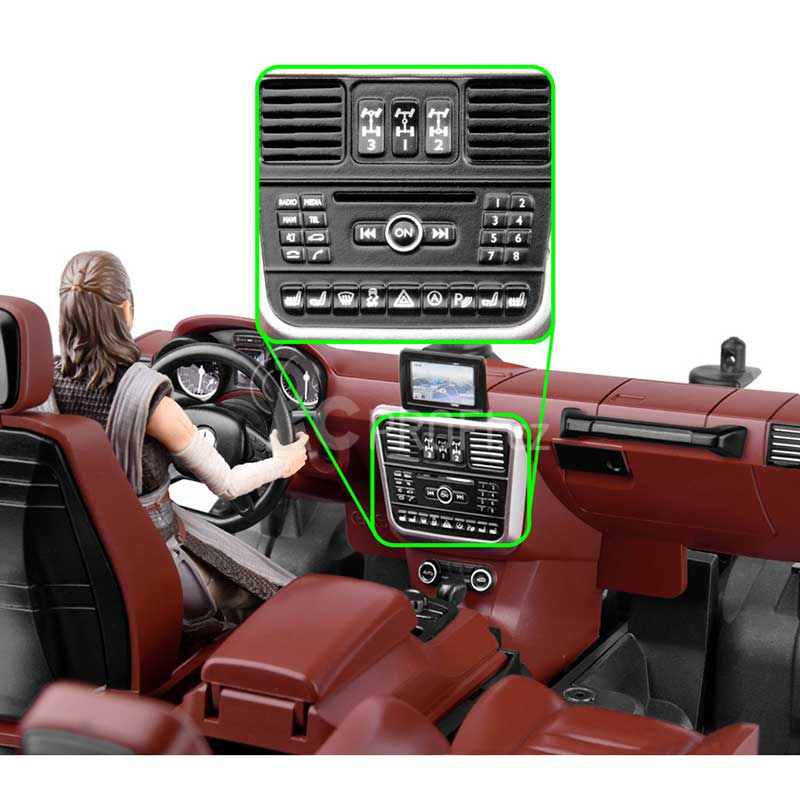 Kompletní interier pro TRX-4 G500 a TRX-6 Mercedes-Benz G63, nabarvený