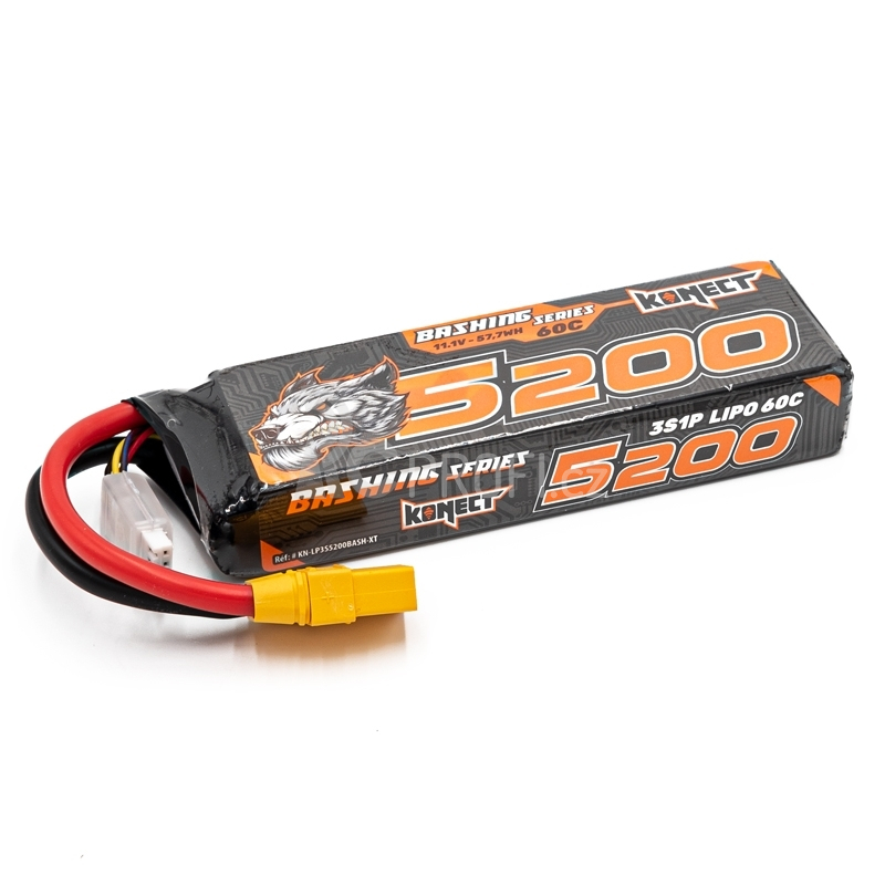 KONECT LiPo 5200mah 11.1V 60C 3S1P 57,7Wh, XT60 konektor