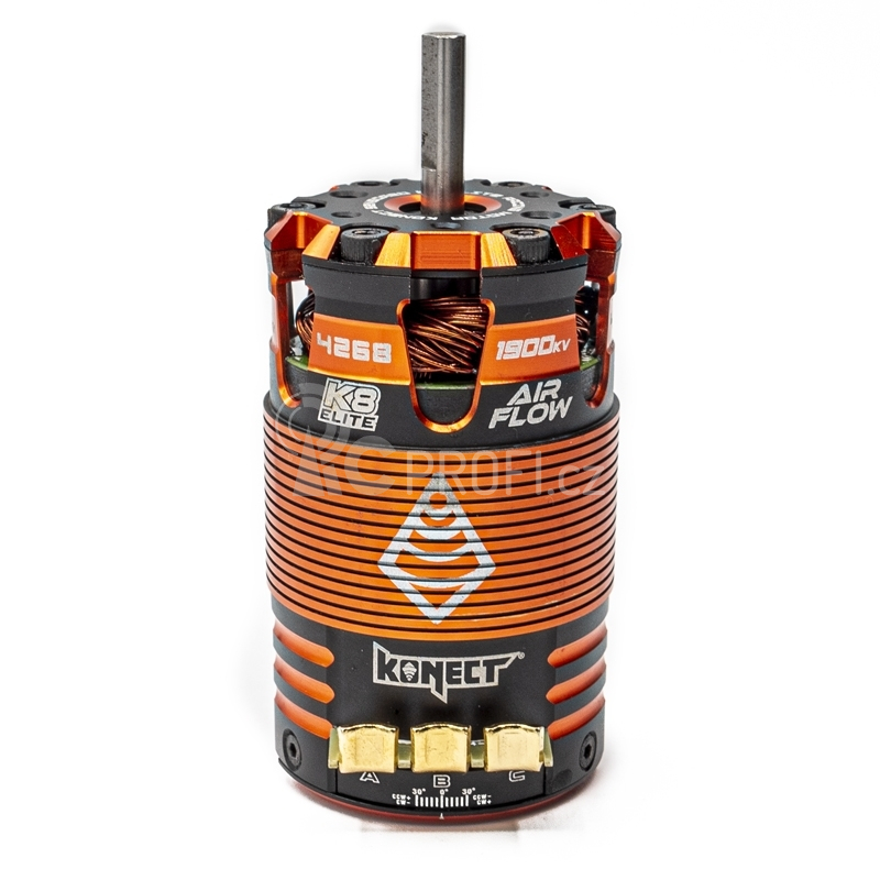 KONECT střídavý motor K8 ELITE 4268 - 2300 KV RACING (1/8 modely) - AIR FLOW